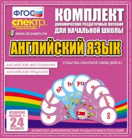 Динамические раздаточные пособия. Английский язык (веера). Английские местоимения, английские предлоги. - fgospostavki.ru - Ялуторовск
