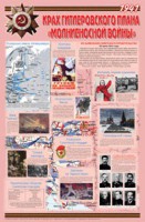 Плакат "Великая Отечественная война: Крах гитлеровского плана «молниеносной войны» " - fgospostavki.ru - Ялуторовск