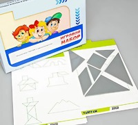 Игровой набор "Танграм" (с комплектом карточек) - fgospostavki.ru - Ялуторовск
