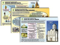 Комплект таблиц по истории "История России с древних времен" раздаточные (цветные, ламинированные, А4, 10 штук) - fgospostavki.ru - Ялуторовск