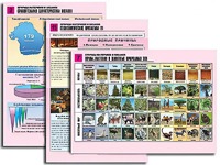 Комплект таблиц по географии "Природа материков и океанов" раздаточные (цветные, ламинированные, А4, 12 штук) - fgospostavki.ru - Ялуторовск