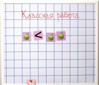 Магнитно-маркерная доска "Клетка" (86 см х 75 см) - fgospostavki.ru - Ялуторовск