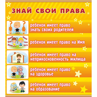 Стенд "Знай свои права" - fgospostavki.ru - Ялуторовск