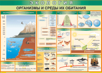 Таблица "Организмы и среды их обитания" (100х140 сантиметров, винил) - fgospostavki.ru - Ялуторовск