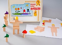 Игровой набор Фребеля "Конструктор деревянный без соединений-3" (Серия "Эксперимент") - fgospostavki.ru - Ялуторовск