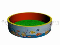 Сухой бассейн круглый с шелкографией - fgospostavki.ru - Ялуторовск