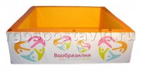 Бассейн "Вообразилия" квадратный с шелкографией - fgospostavki.ru - Ялуторовск