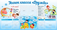 Стенд "Уголок класса Дружба" - fgospostavki.ru - Ялуторовск