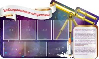 Стенд "Наблюдательная астрономия" - fgospostavki.ru - Ялуторовск