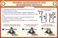 Стенд "Техника безопасности при опиливании металла" - fgospostavki.ru - Ялуторовск
