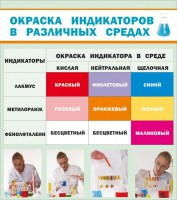 Стенд "Окраска индикаторов в различных средах" - fgospostavki.ru - Ялуторовск