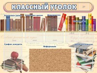 Стенд "Классный уголок" (с пробковым покрытием) - fgospostavki.ru - Ялуторовск