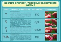 Стенд "Вязание крючком. Условные обозначения. Часть 2" - fgospostavki.ru - Ялуторовск
