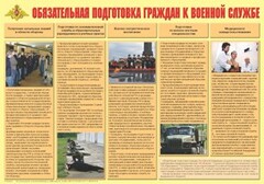 Плакат "Обязательная подготовка граждан к военной службе" - fgospostavki.ru - Ялуторовск