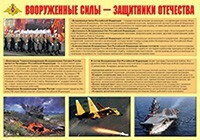 Плакат "Вооруженные Силы – защитники Отечества" - fgospostavki.ru - Ялуторовск