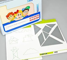 Игровой набор "Танграм" (с комплектом карточек) - fgospostavki.ru - Ялуторовск
