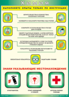 Таблица "Выполняйте опыты только по инструкции" (100х140 сантиметров, винил) - fgospostavki.ru - Ялуторовск