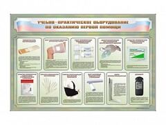 Стенды "Учебно-практическое оборудование по оказанию первой помощи" - fgospostavki.ru - Ялуторовск