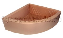 Сухой бассейн угловой полукруглый (без рисунка) - fgospostavki.ru - Ялуторовск