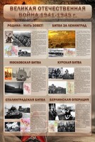 Стенд "Великая отечественная война (битвы)" - fgospostavki.ru - Ялуторовск