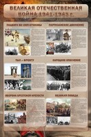 Стенд "Великая отечественная война (события)" - fgospostavki.ru - Ялуторовск