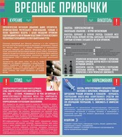 Стенд "Вредные привычки" - fgospostavki.ru - Ялуторовск