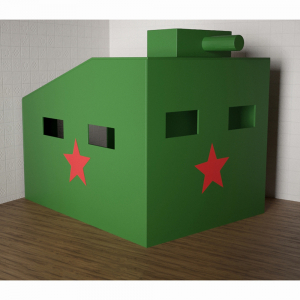Игровой домик «Танк» - fgospostavki.ru - Ялуторовск