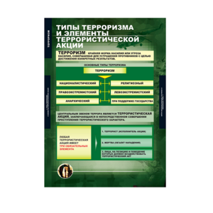 Комплект таблиц. ОБЖ. Терроризм. - fgospostavki.ru - Ялуторовск