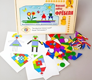 Игровой набор Фребеля "Конструктор плоскостной-4" (Серия "Эксперимент") - fgospostavki.ru - Ялуторовск