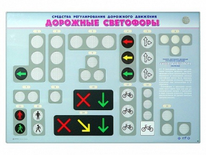 Базовый комплект светового оборудования "Дорожные светофоры" с сенсорным беспроводным пультом дистанционного управления - fgospostavki.ru - Ялуторовск
