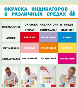 Стенд "Окраска индикаторов в различных средах" - fgospostavki.ru - Ялуторовск