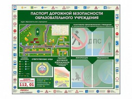 Стенд-уголок "Паспорт дорожной безопасности образовательного учреждения" - fgospostavki.ru - Ялуторовск