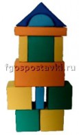 Мягкий модуль-конструктор "Городок" (12 элементов) - fgospostavki.ru - Ялуторовск