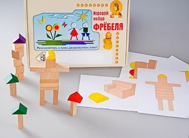 Игровой набор Фребеля "Конструктор деревянный без соединений-3" (Серия "Эксперимент") - fgospostavki.ru - Ялуторовск