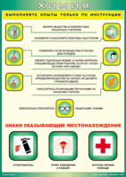 Таблица "Выполняйте опыты только по инструкции" (100х140 сантиметров, винил) - fgospostavki.ru - Ялуторовск