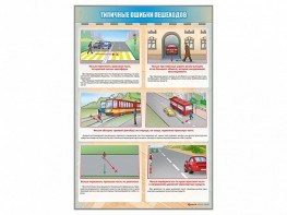 Стенд "Типичные ошибки пешеходов" - fgospostavki.ru - Ялуторовск