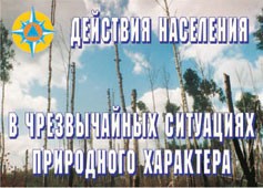 Комплект плакатов "Действия населения в ЧС природного характера" - fgospostavki.ru - Ялуторовск