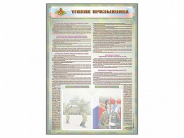 Стенд-уголок "Уголок призывника" - fgospostavki.ru - Ялуторовск
