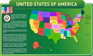 Стенд "United States Of America" - fgospostavki.ru - Ялуторовск