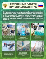 Стенд "Неотложные работы при ликвидации ЧС" - fgospostavki.ru - Ялуторовск
