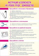 Стенд "Инструкция безопасности на уроках труда №1" - fgospostavki.ru - Ялуторовск