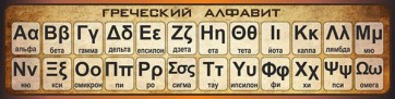 Стенд "Греческий алфавит" - fgospostavki.ru - Ялуторовск