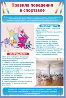 Стенд "Правила поведения в спортзале №1" - fgospostavki.ru - Ялуторовск